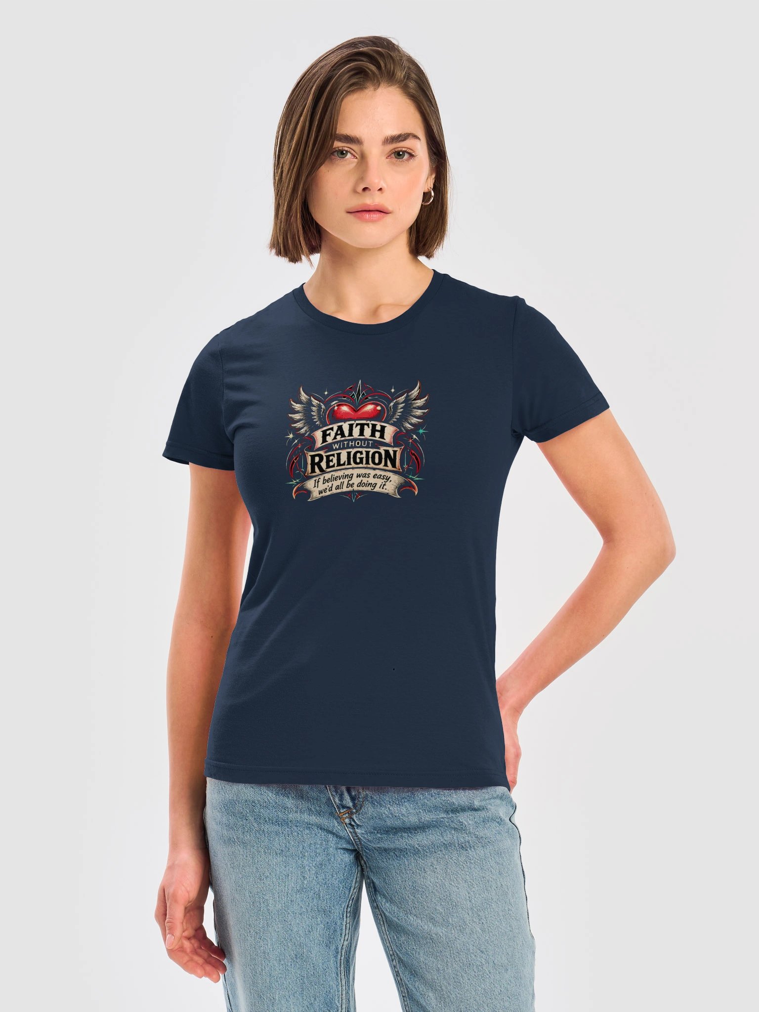 Women's Rockabilly Winged Heart Tee product image (5)