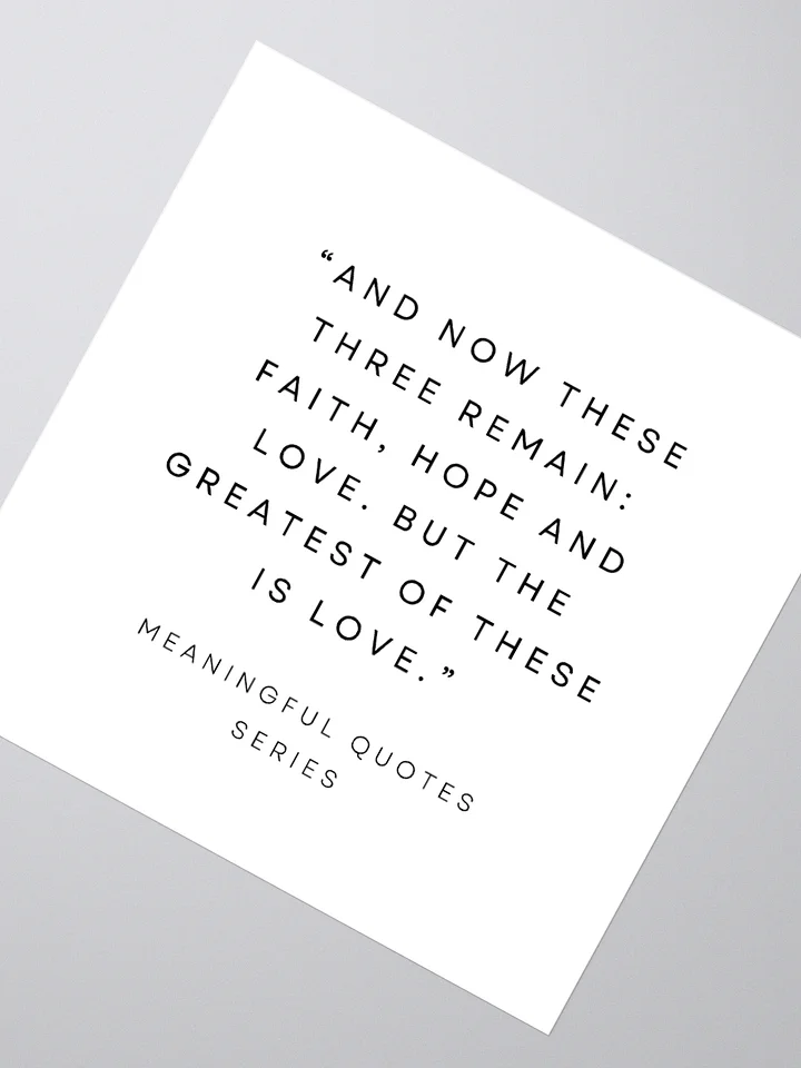 Faith, Hope & Love. product image (2)