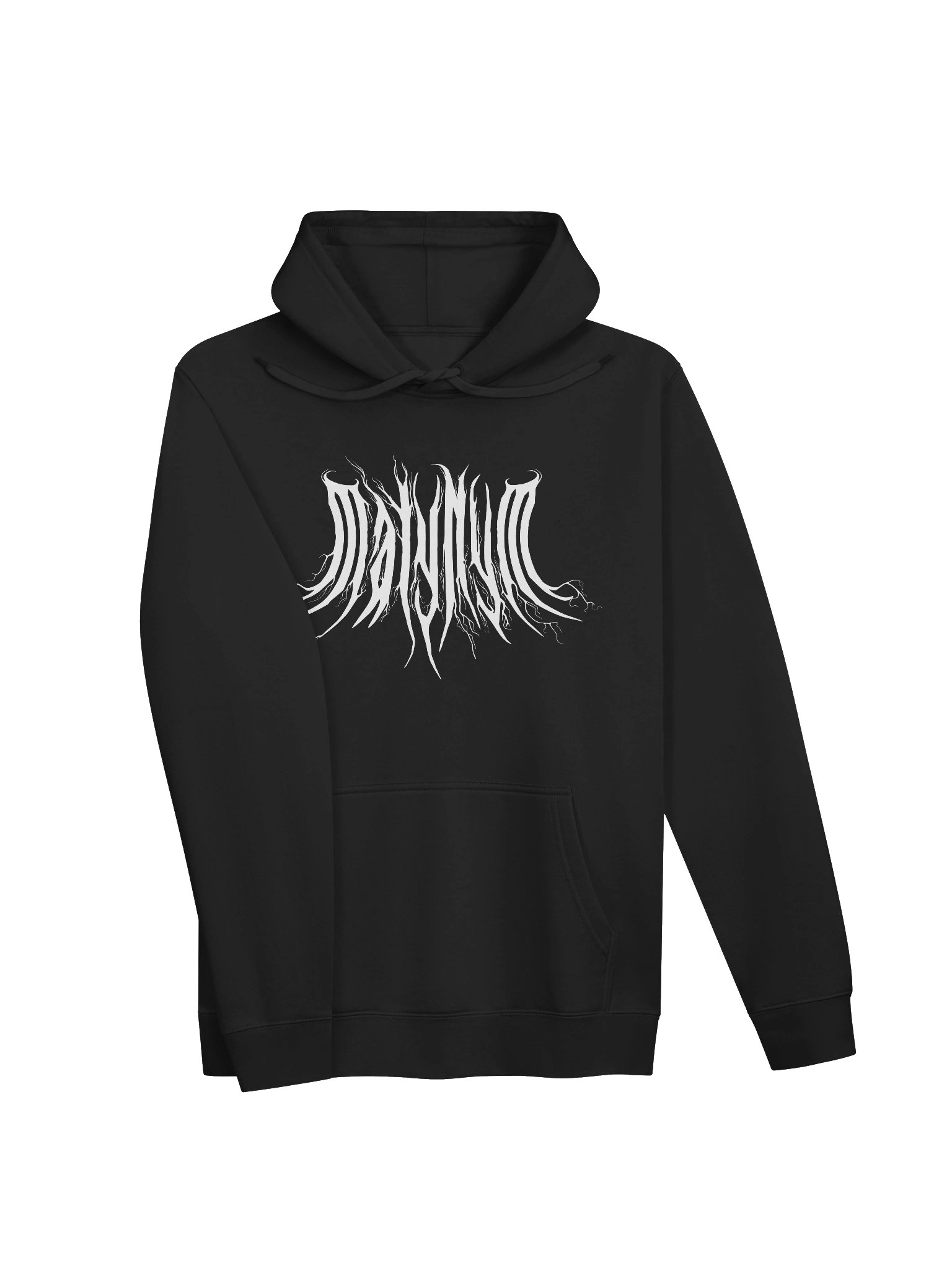 MalyNym logo white Stencil Hoodie product image (3)