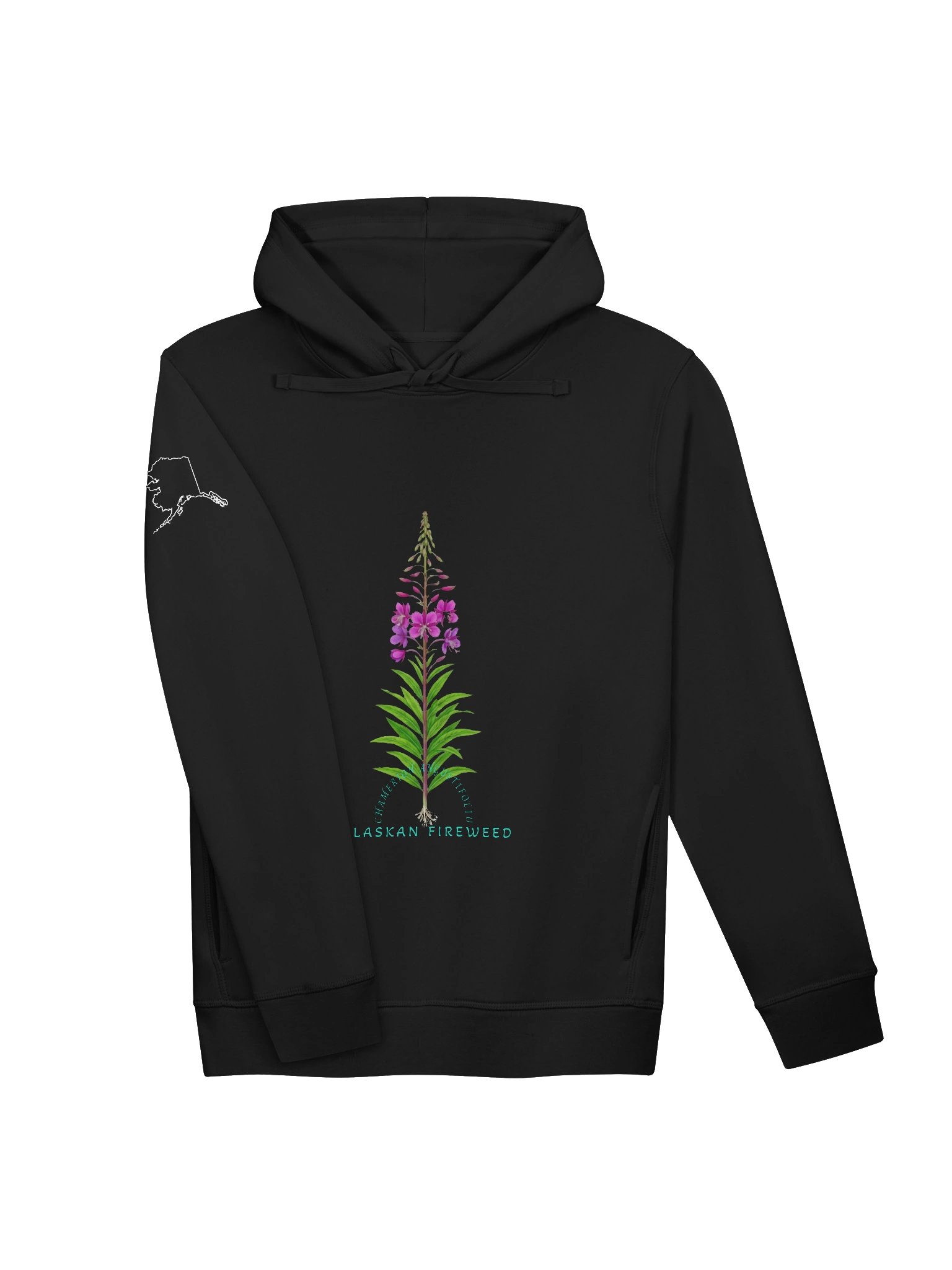 DELUXE ALASKAN FIREWEED SIDE POCKET HOODY product image (6)