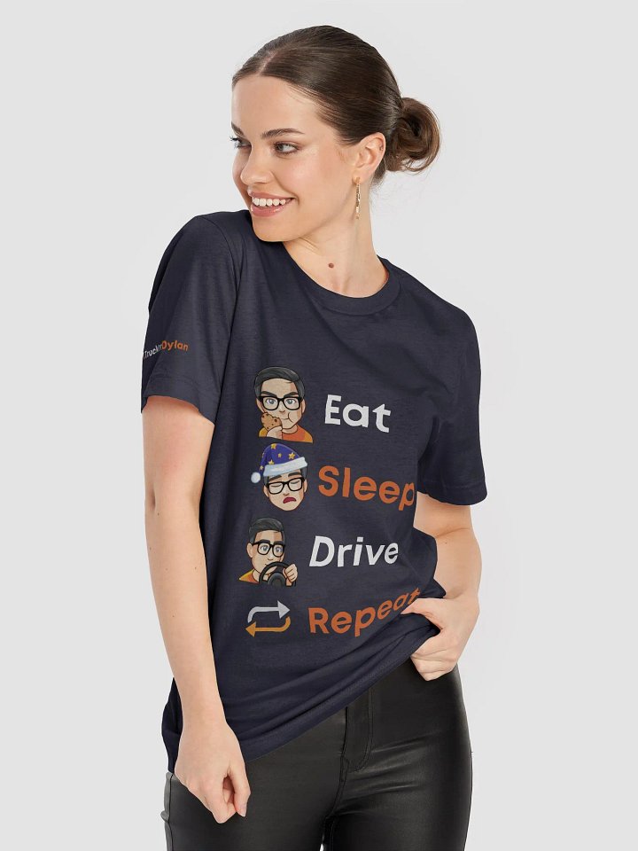 First Edition: Eat Sleep Drive Repeat Unisex T-shirt product image (1)