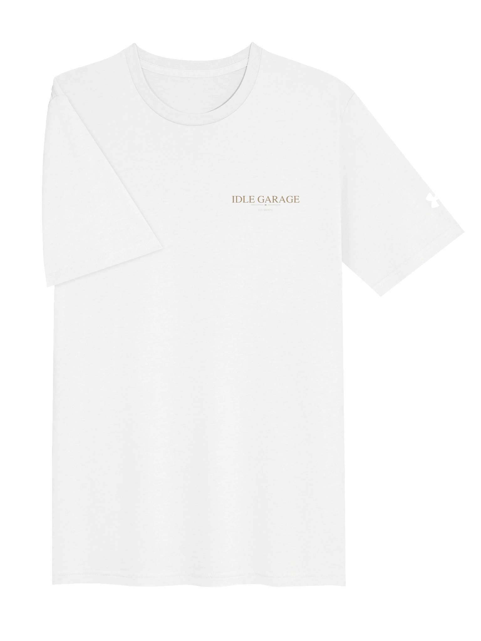 Idle Garage Gold Text Athletic Tee product image (3)