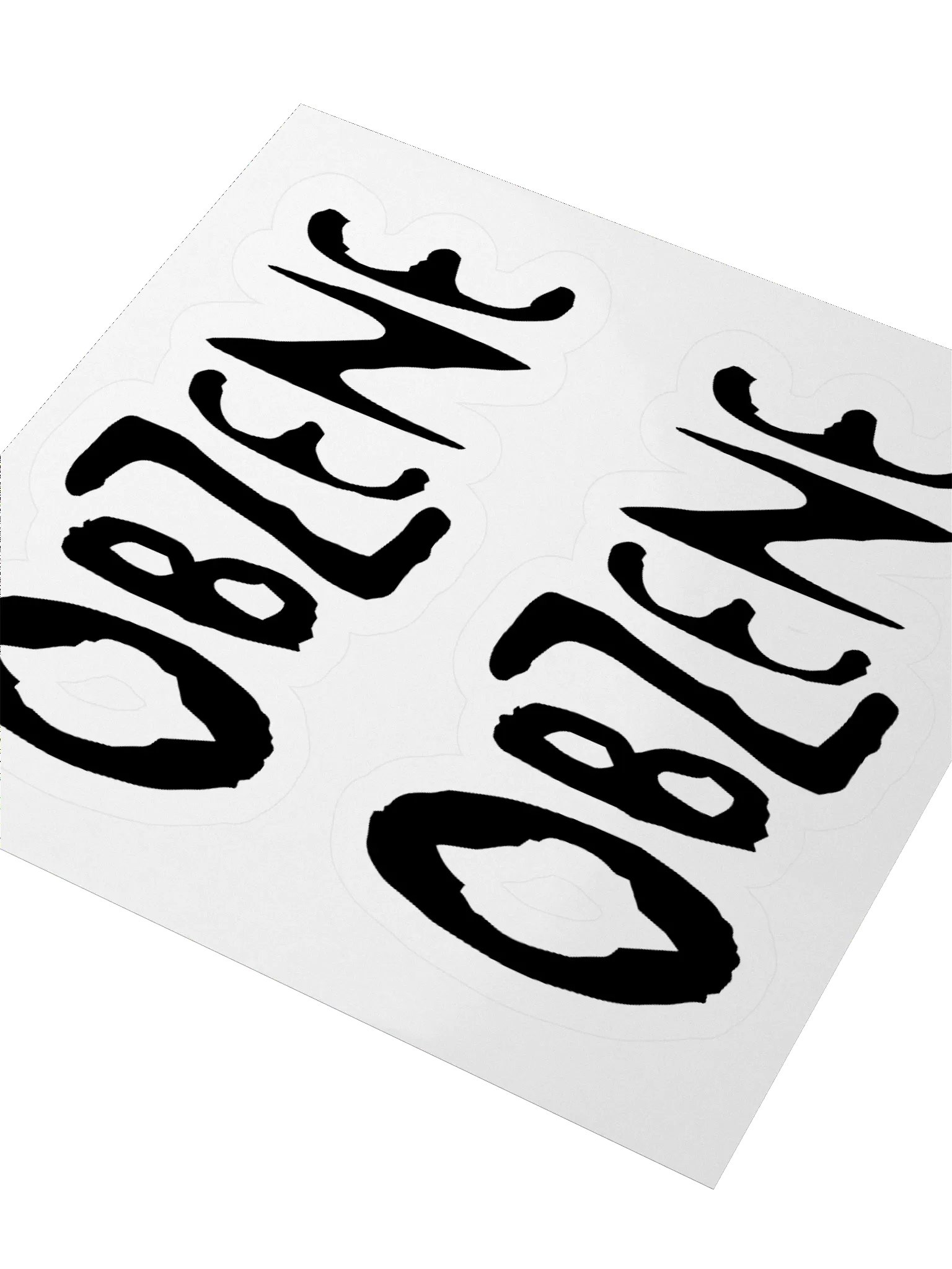 BLACK STICKERS LEGACY LOGO product image (3)