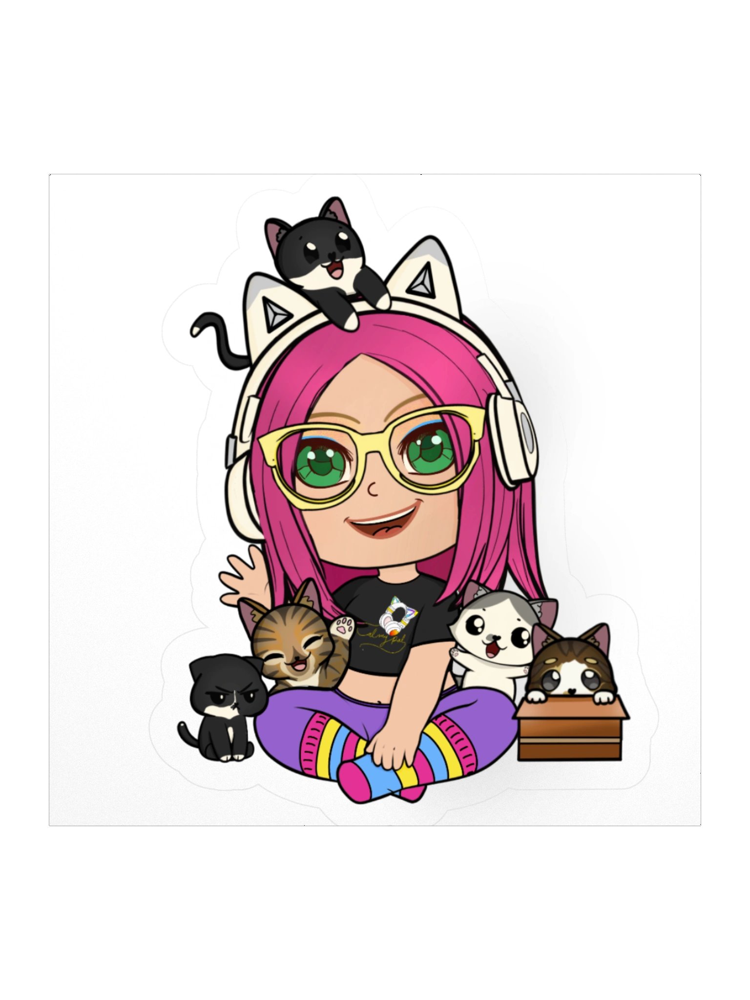 Al's Clowder Sticker product image (3)