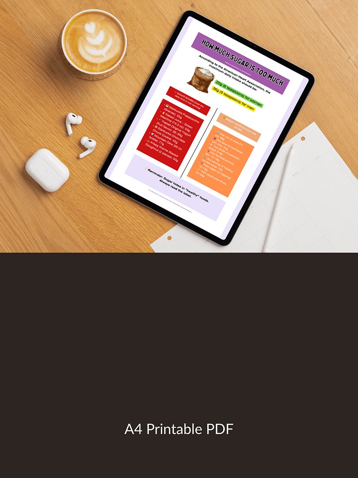 How Much Sugar Is Too Much – Visual Guide product image (1)