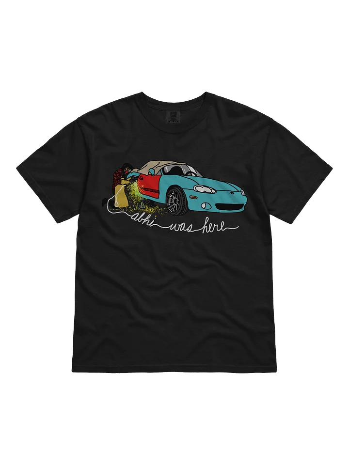 ABHI WAS HERE shirt - black product image (1)