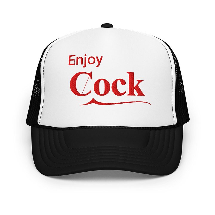 ENJOY COCK Foam Trucker Hat product image (1)