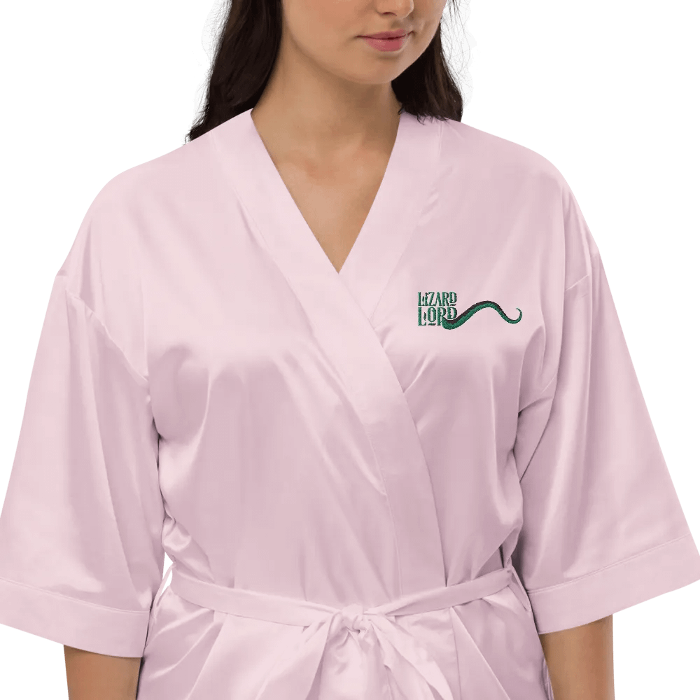 Lizardfolk Robe Lizard Lord Satin Robe | The Penumbra Podcast
