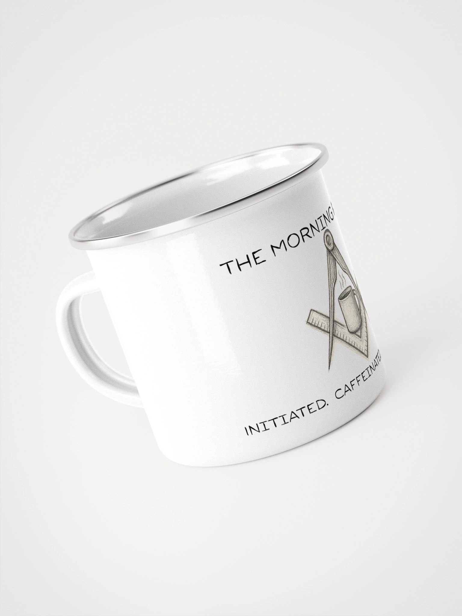 The Morning Ritual – Enamel Mug product image (2)