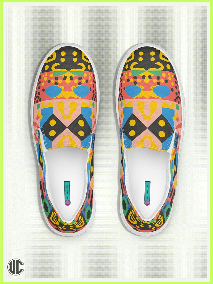 UnkoCon – Vivid Memphis Style Women’s Slip-On Shoes product image (1)