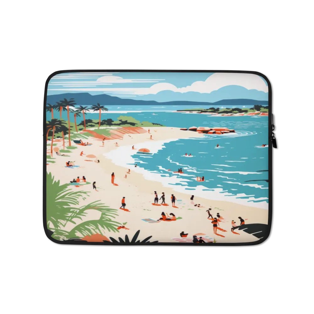 'Beach Life Paradise' Laptop Sleeve product image (1)