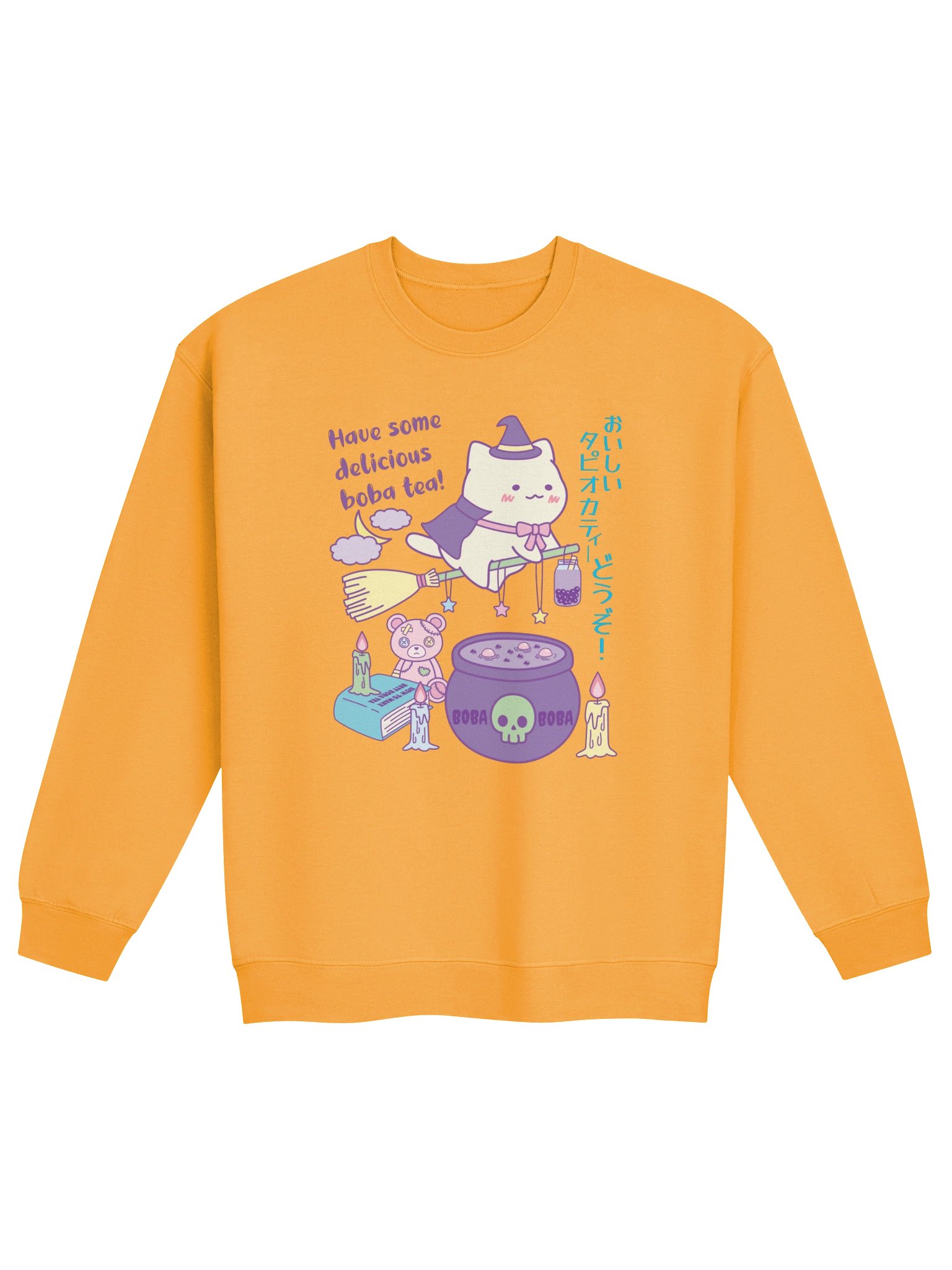 Boba Witch Cat - Unisex Adult Sweatshirt product image (13)