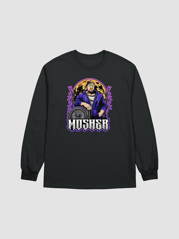 MOSHER GRAVE LOGO MEN'S LONG SLEEVE SHIRT product image (1)