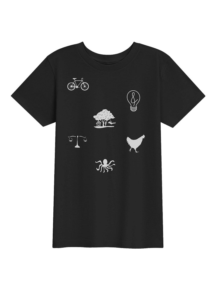 Kids size shapes shirt product image (2)