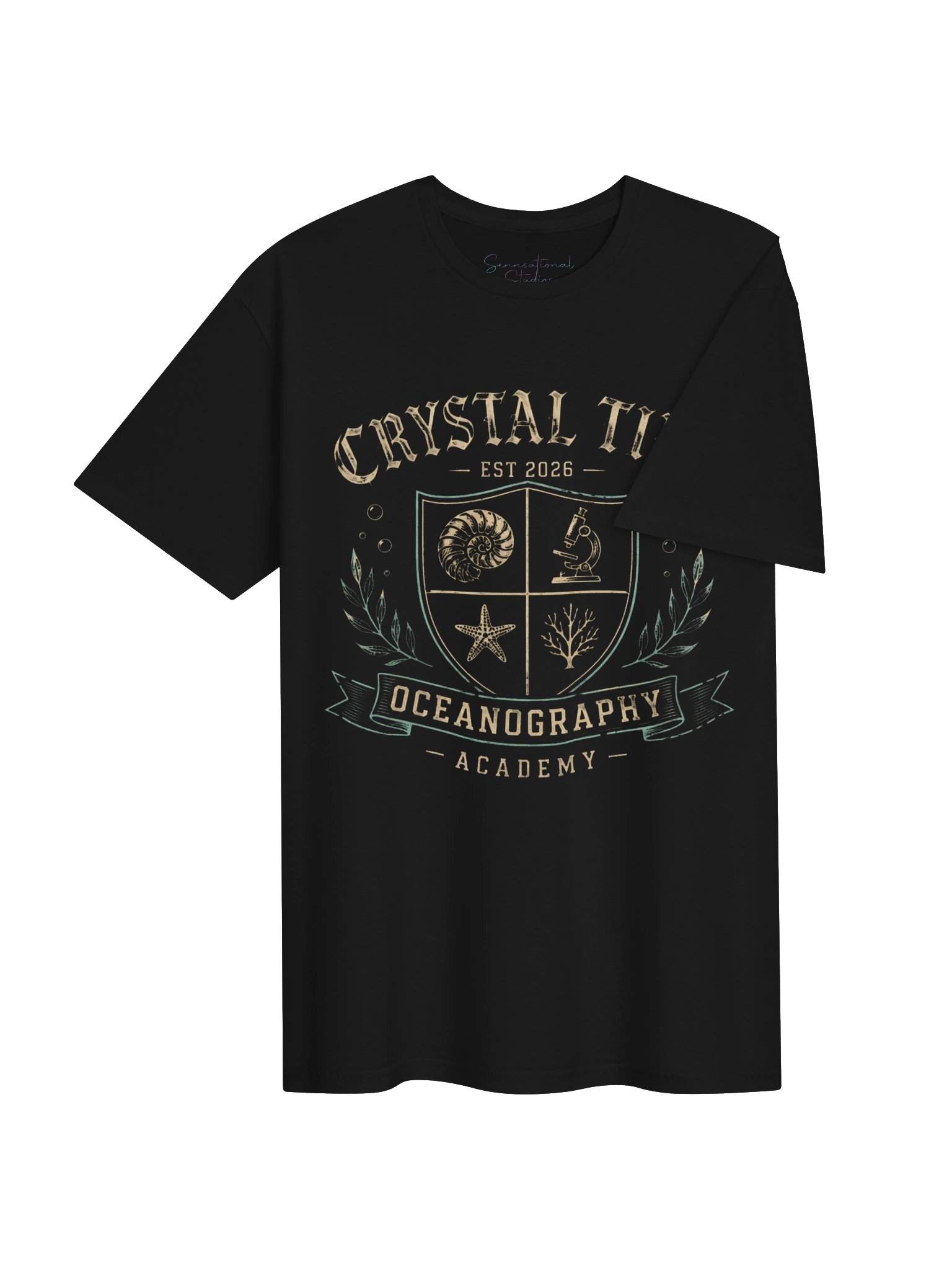Crystal Tide Academy™ | Official Oceanography Tee product image (4)