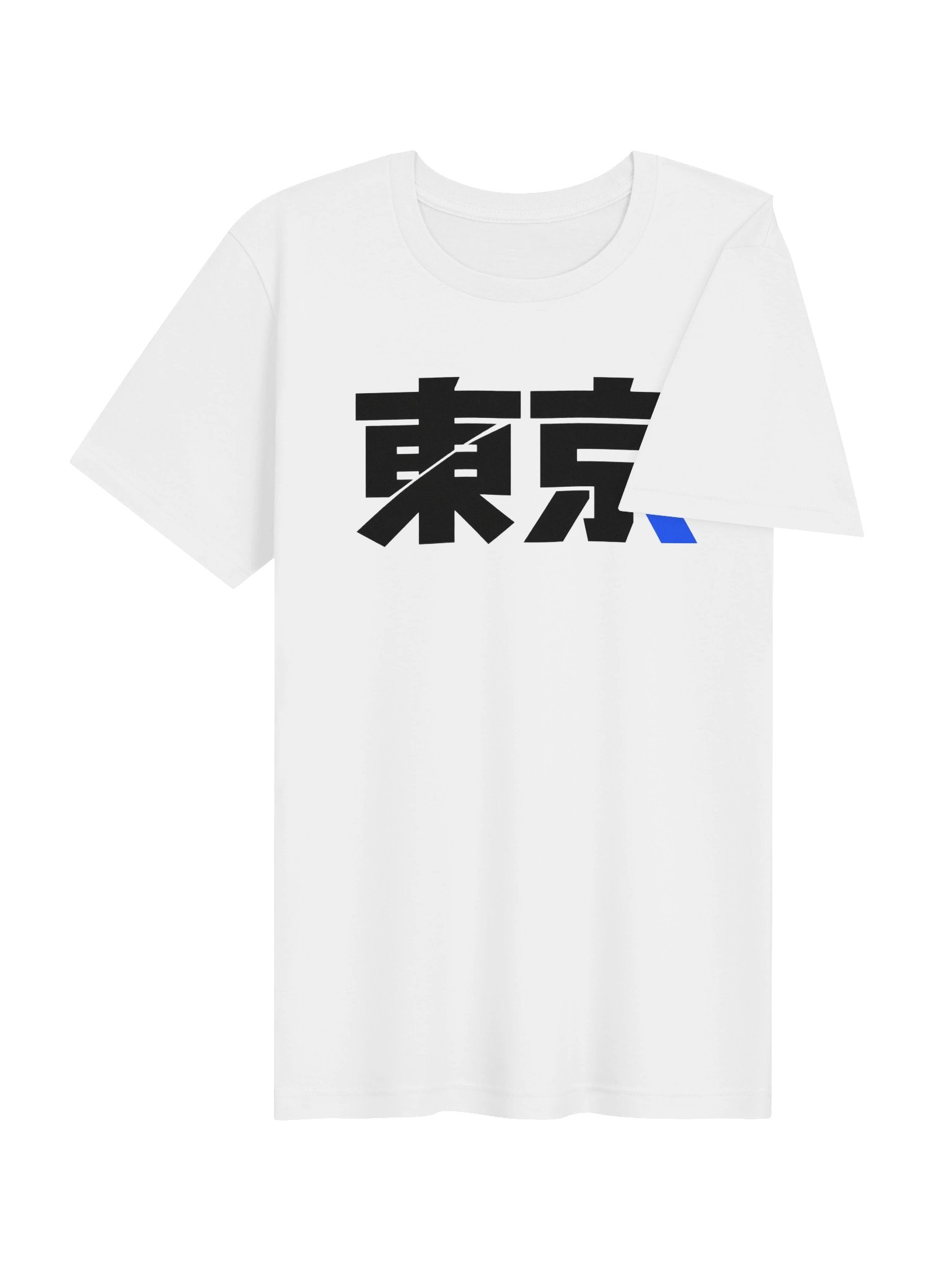 Tokyo Blue Accent Kanji Graphic Tee product image (4)