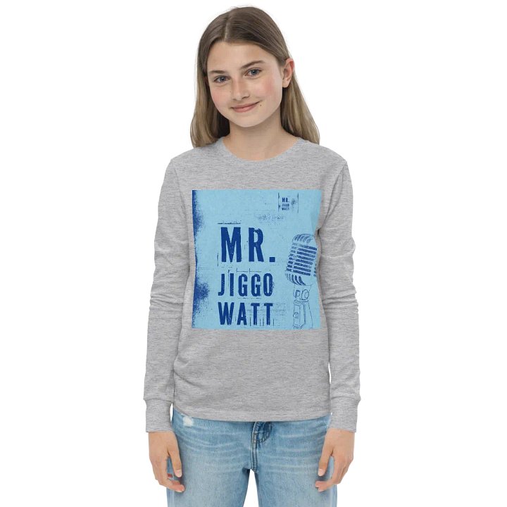 Mr.Jiggowatt Retro Vibes Youth Long Sleeve Tee product image (1)
