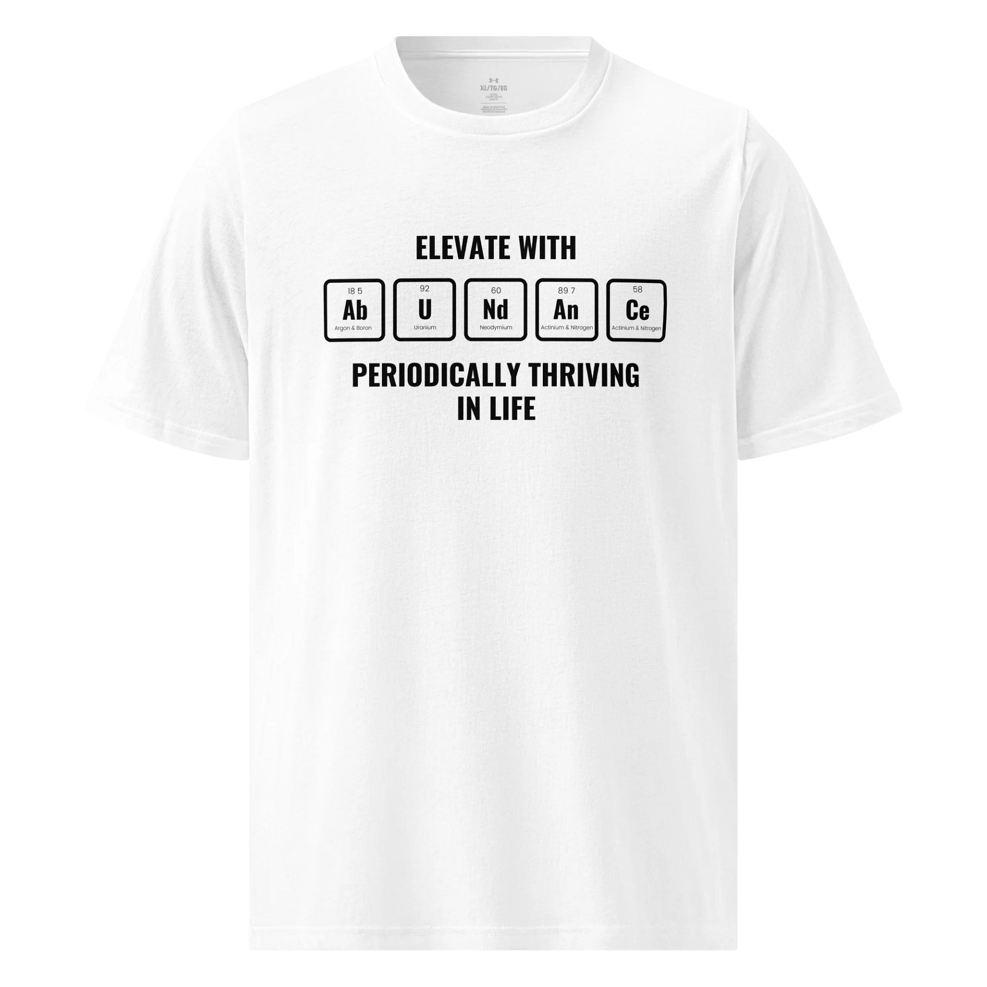 Elevate with Abundance Tee | Under Armour – White product image (1)