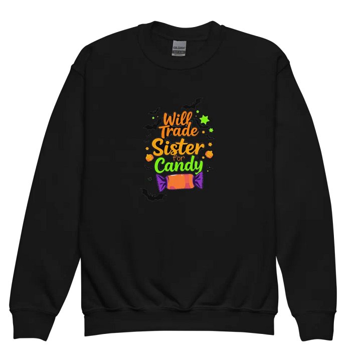 Will Trade Sister For Candy Youth Sweatshirt product image (2)