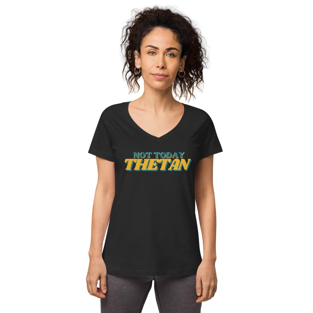 Not Today Thetan (Retro Version) - Ladies V-neck T-Shirt product image (1)
