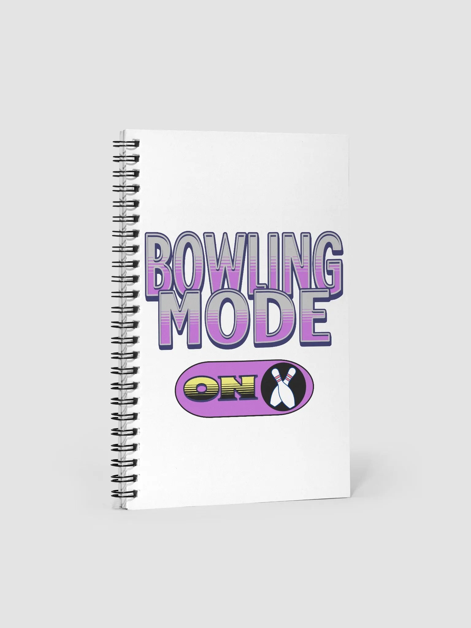 Bowling Mode On Spiral Notebook product image (1)