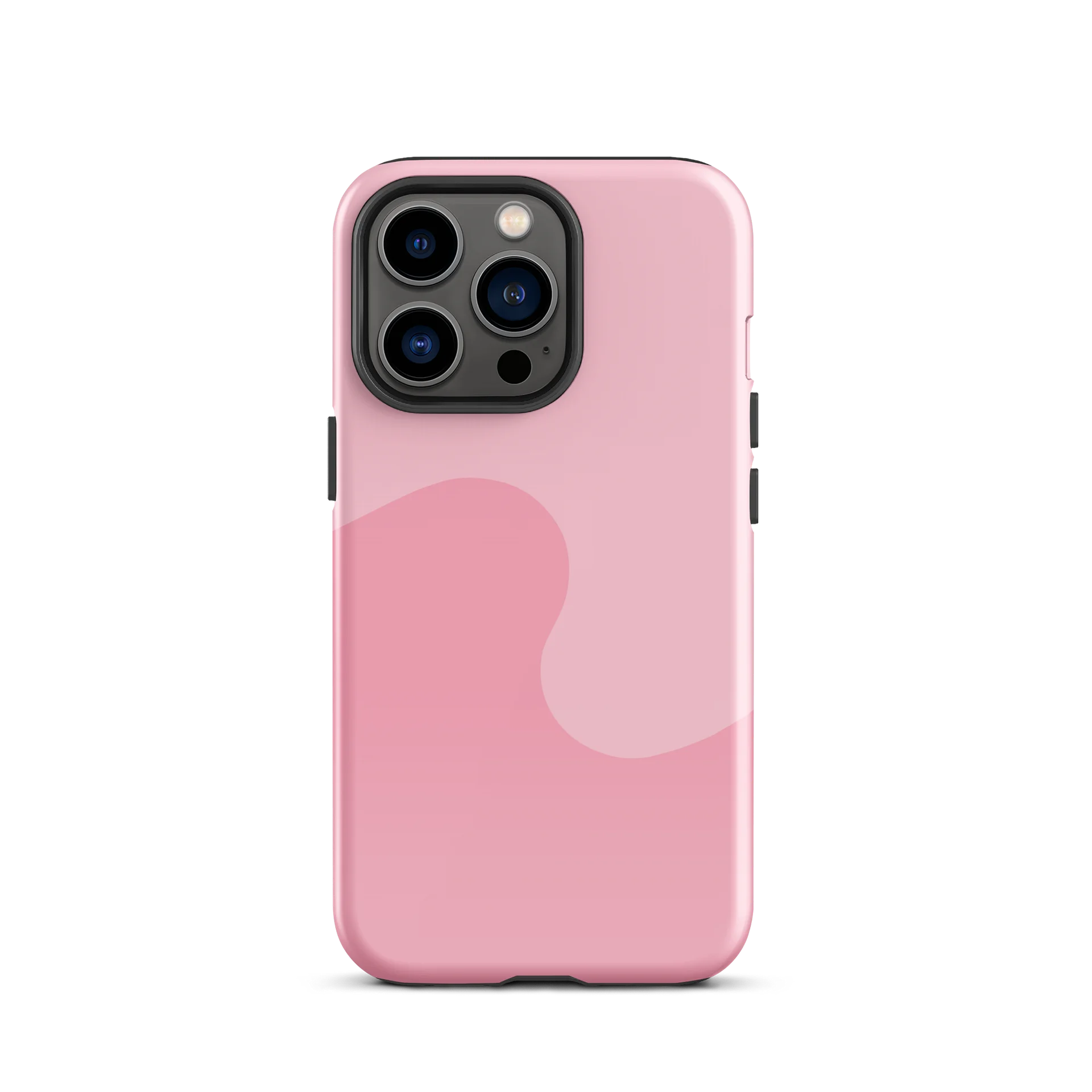 Baby Pink Minimal Wave iPhone Case product image (1)