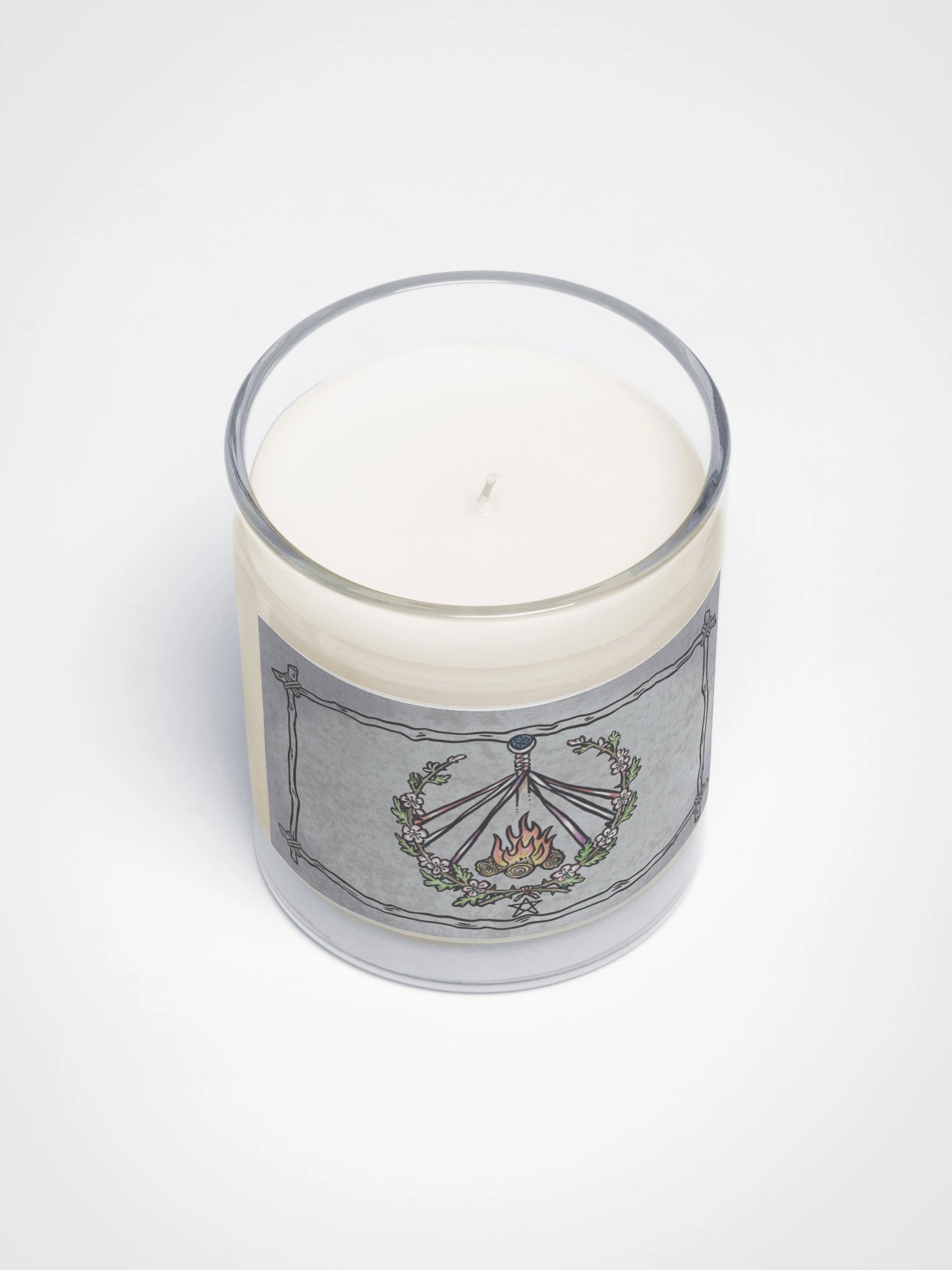 Beltane Unscented Soy Candle With Cotton Wick product image (4)