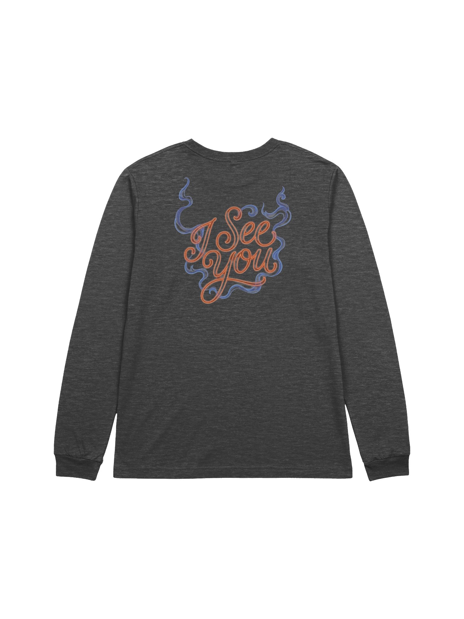 Neon Cursive 'BOO I See You' Long Sleeve Tee product image (5)