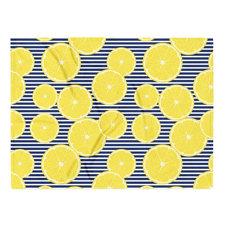 Tropical Lemon Patterned Throw Blanket for a Fresh Home Look product image (1)