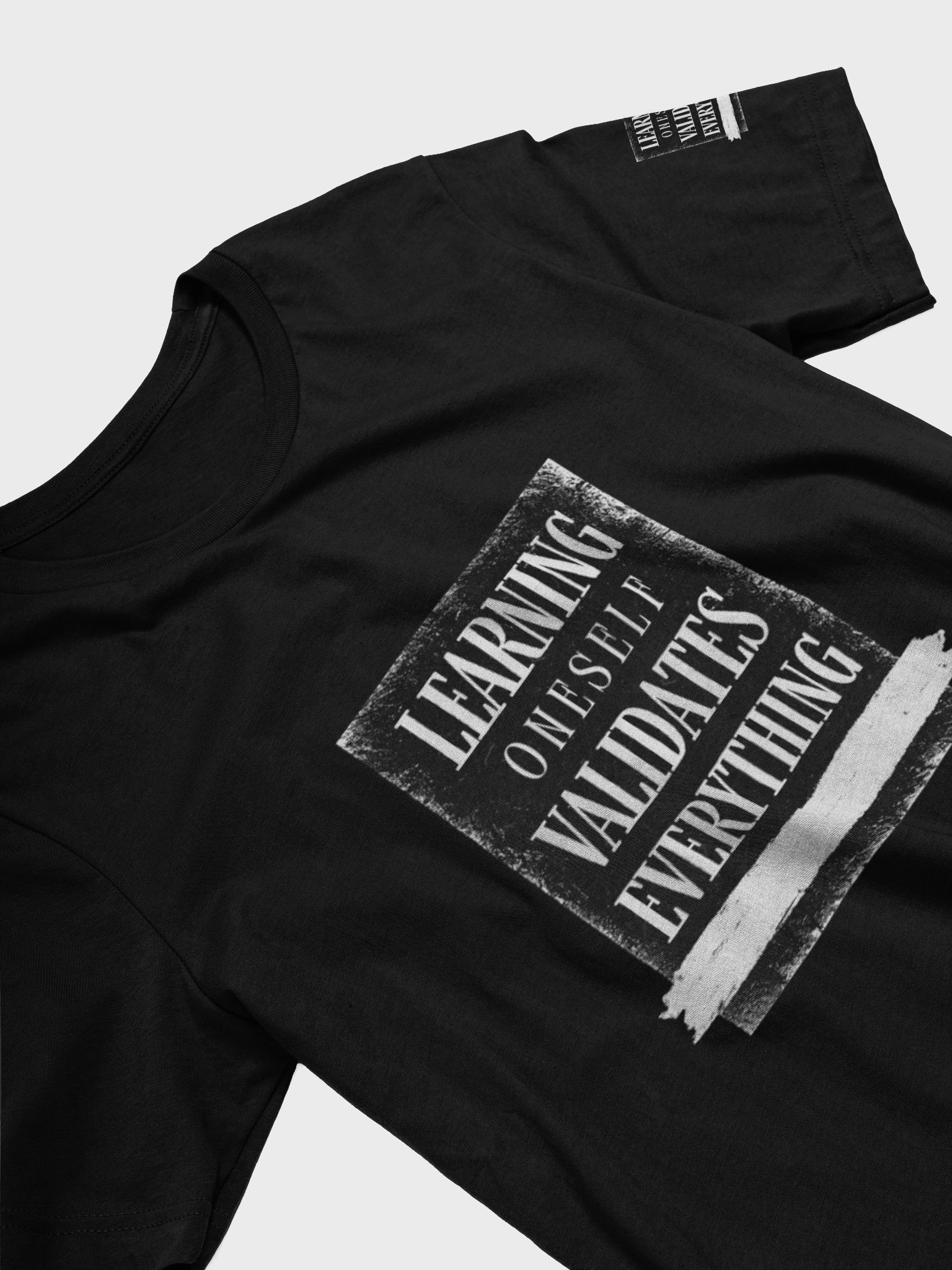 Self-Validation Distressed Tee product image (3)