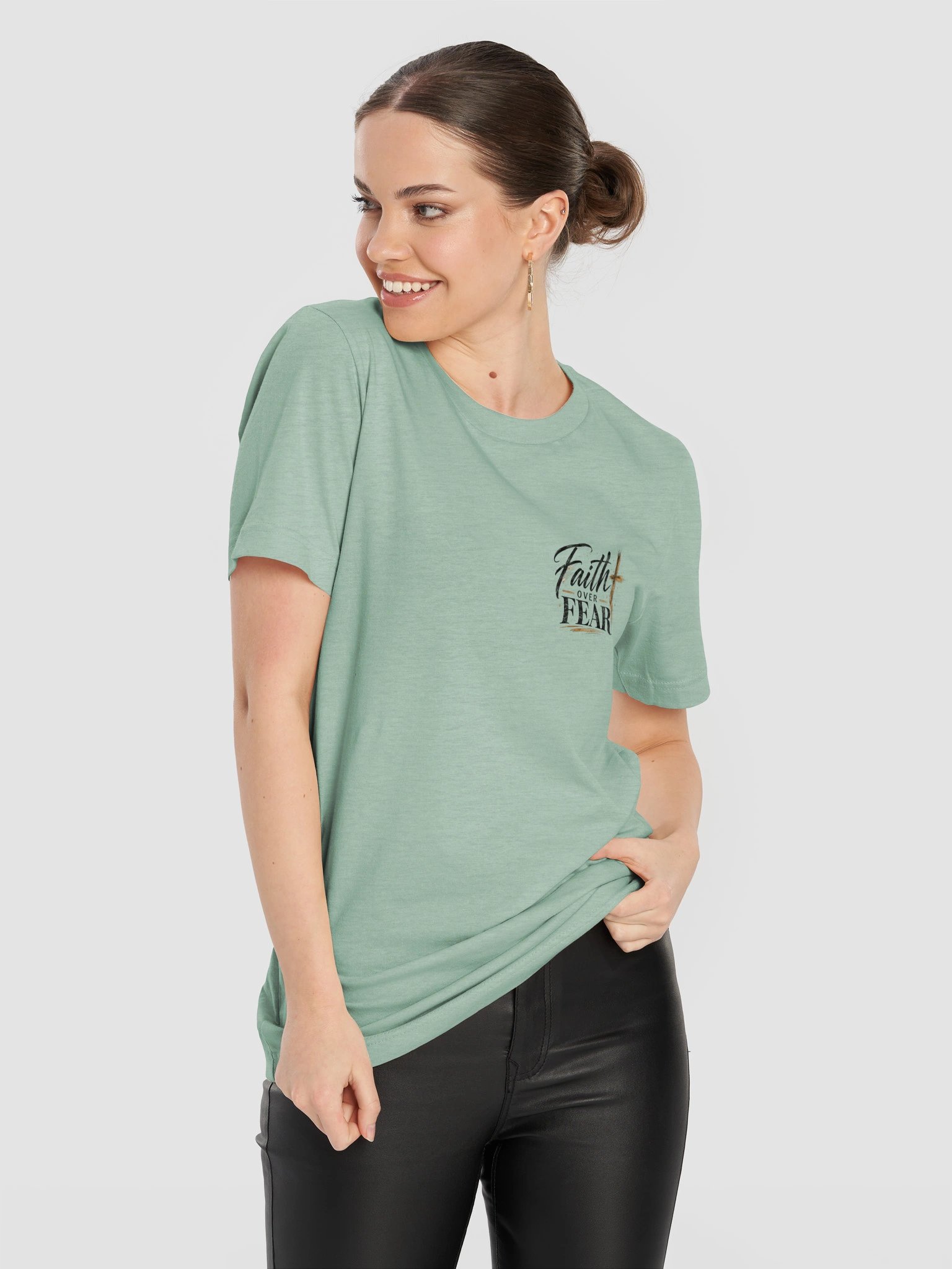 Faith Over Fear Christian Unisex T-Shirt product image (114)
