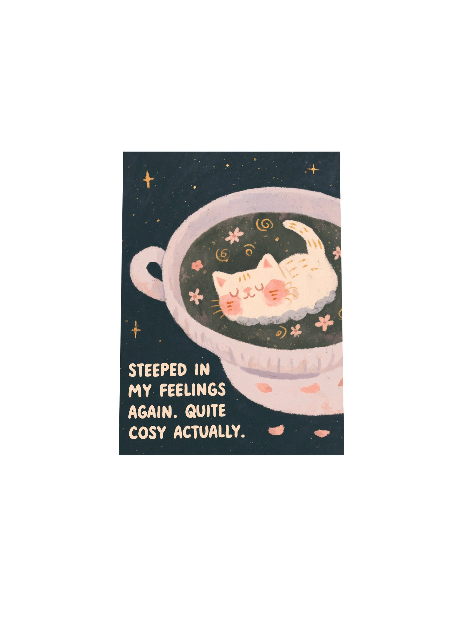 Cosy Cat in a Cup Poster product image (24)
