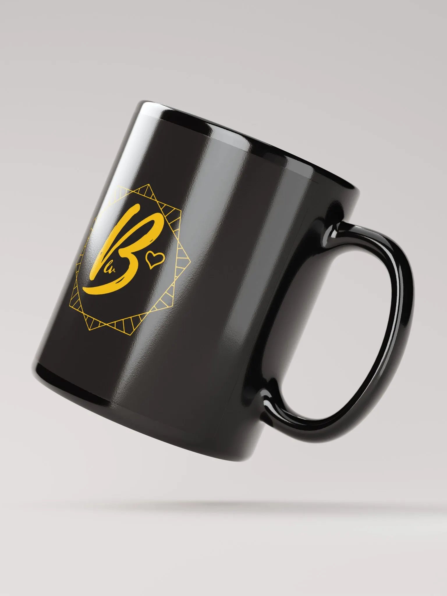 Bex Black Glossy Mug product image (6)