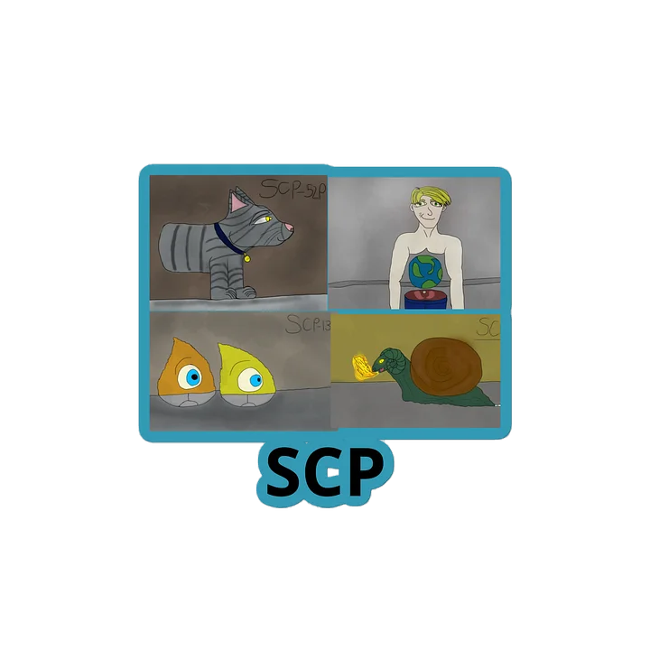 SCP Anomalous Die-Cut Stickers Set product image (1)