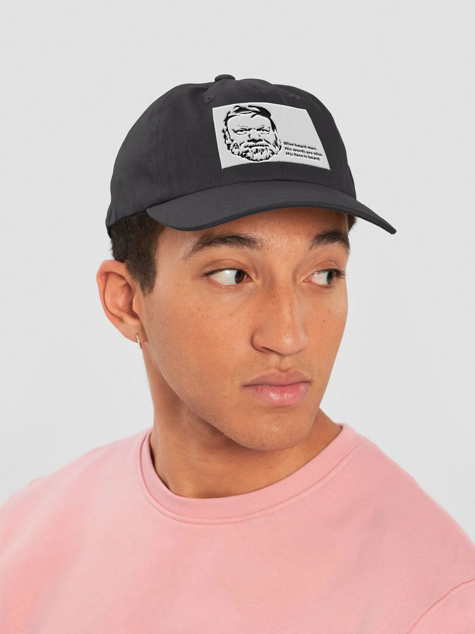 Wise Beard Man Dad Hat product image (6)