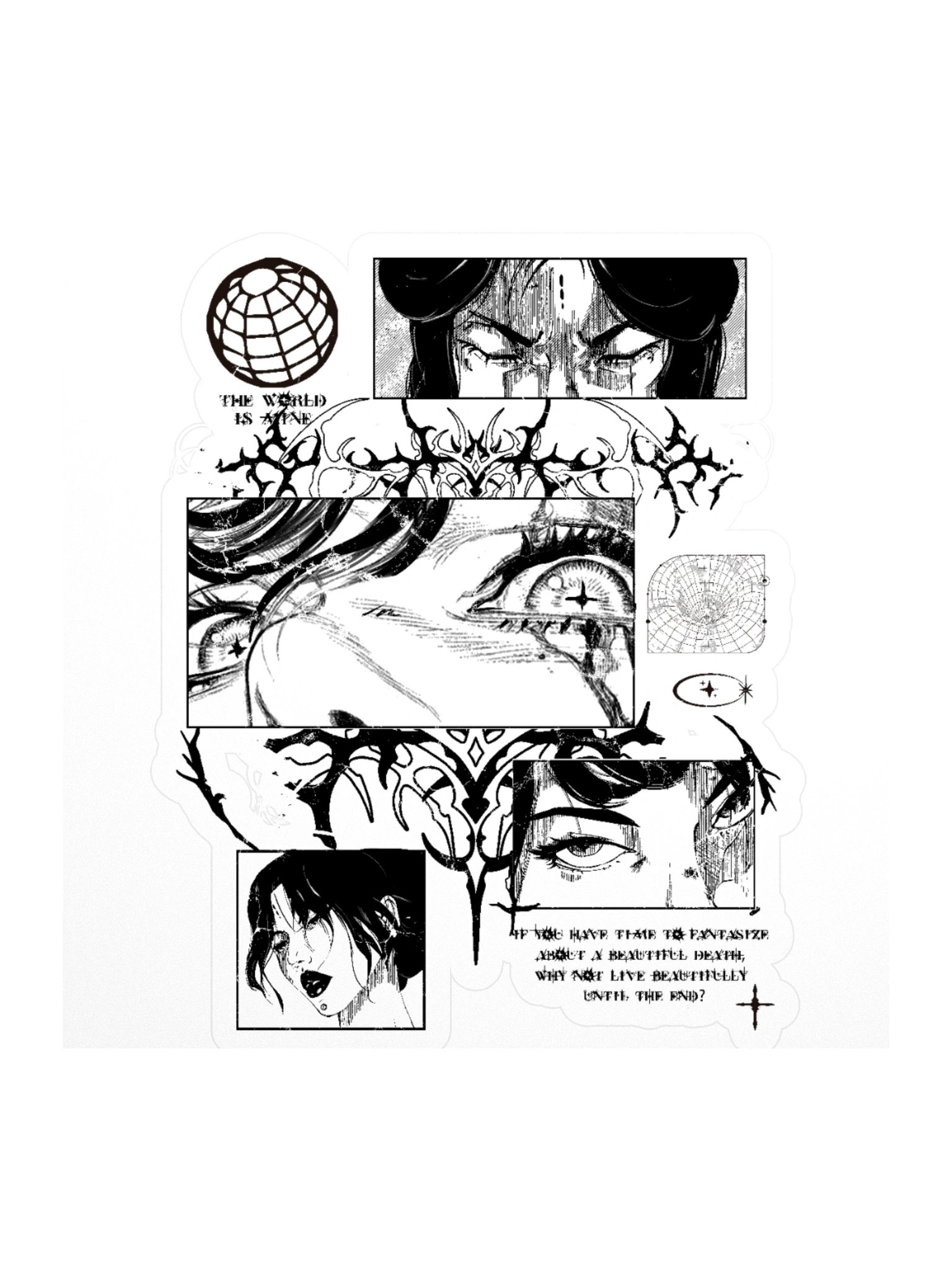 Ink Scene Sticker product image (1)