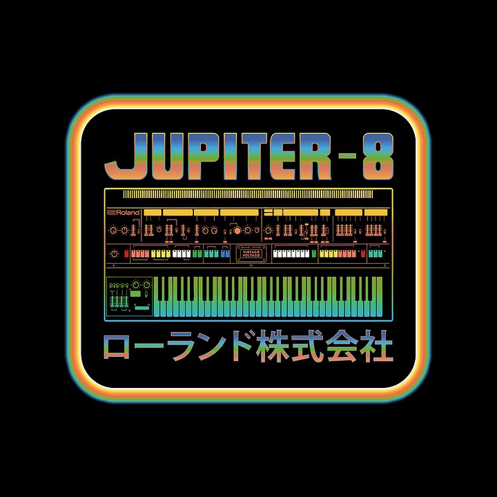 Jupiter 8 Mouse Mat - Roland JP-8 (Vintage Analog Synthesizer) product image (1)