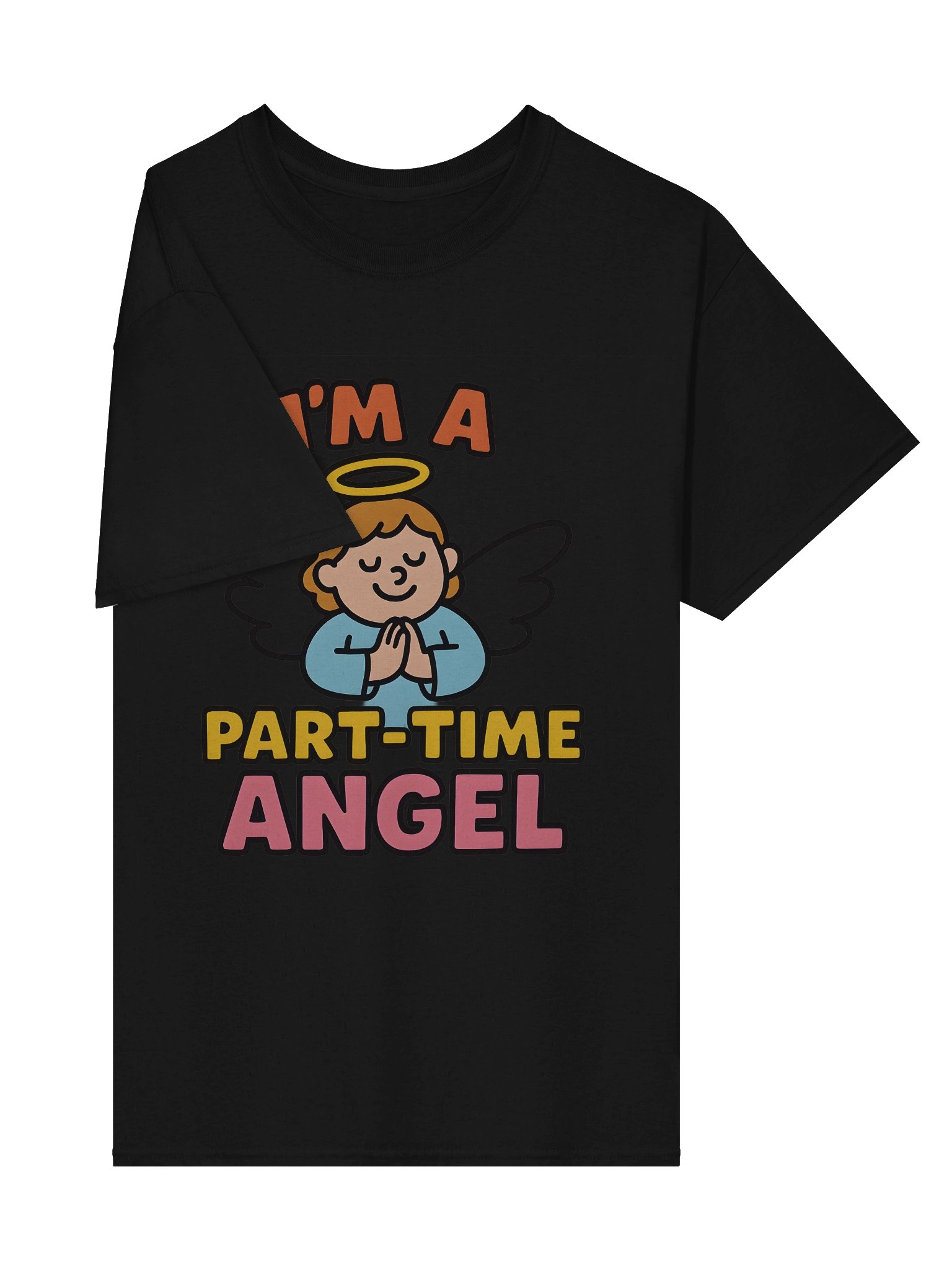 Part-Time Angel Cartoon T-Shirt product image (4)