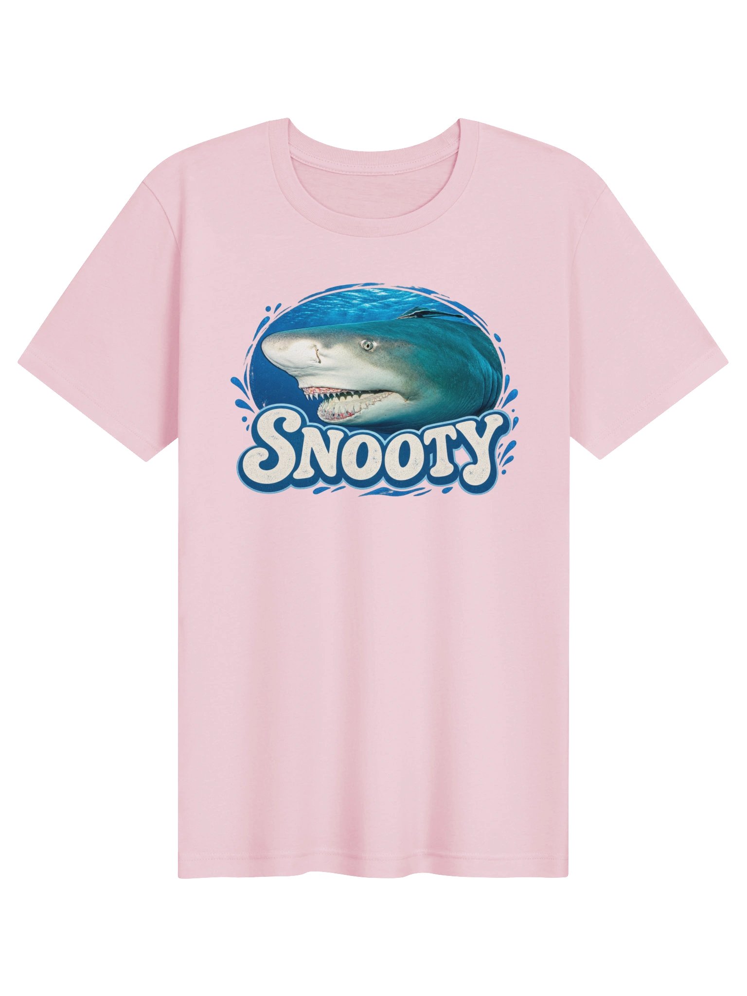 Snooty Shark Pink Unisex Tee product image (1)