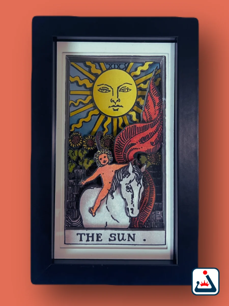 The Sun – 3D Tarot Shadow Box Art product image (5)