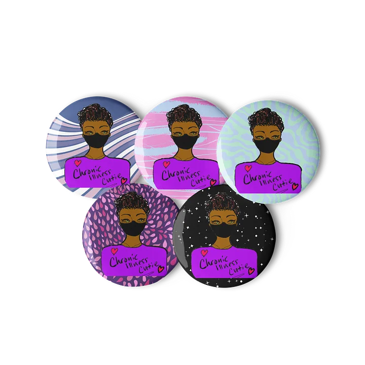 Chronic Illness Cutie button product image (2)