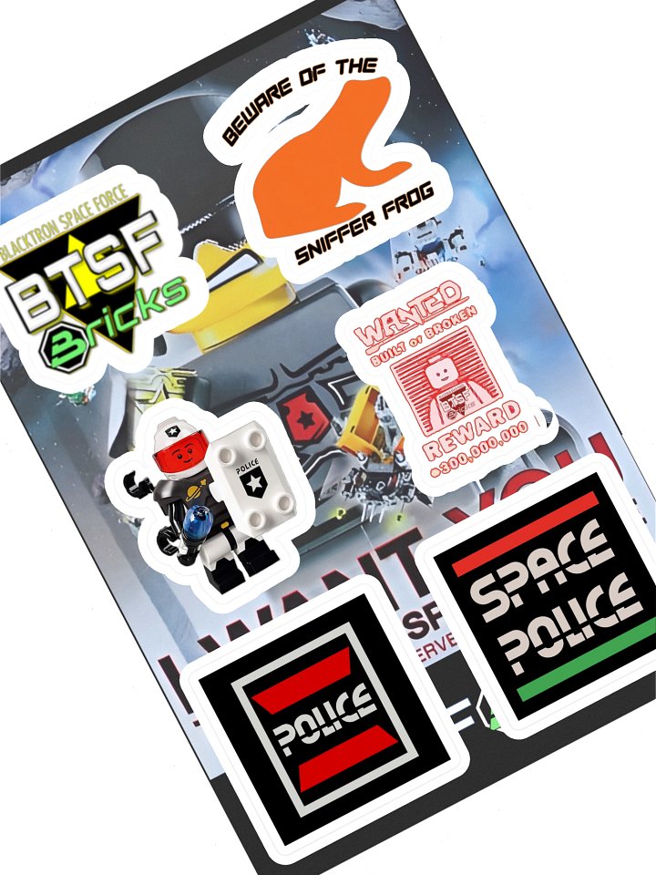 Space Police Sticker Pack product image (1)