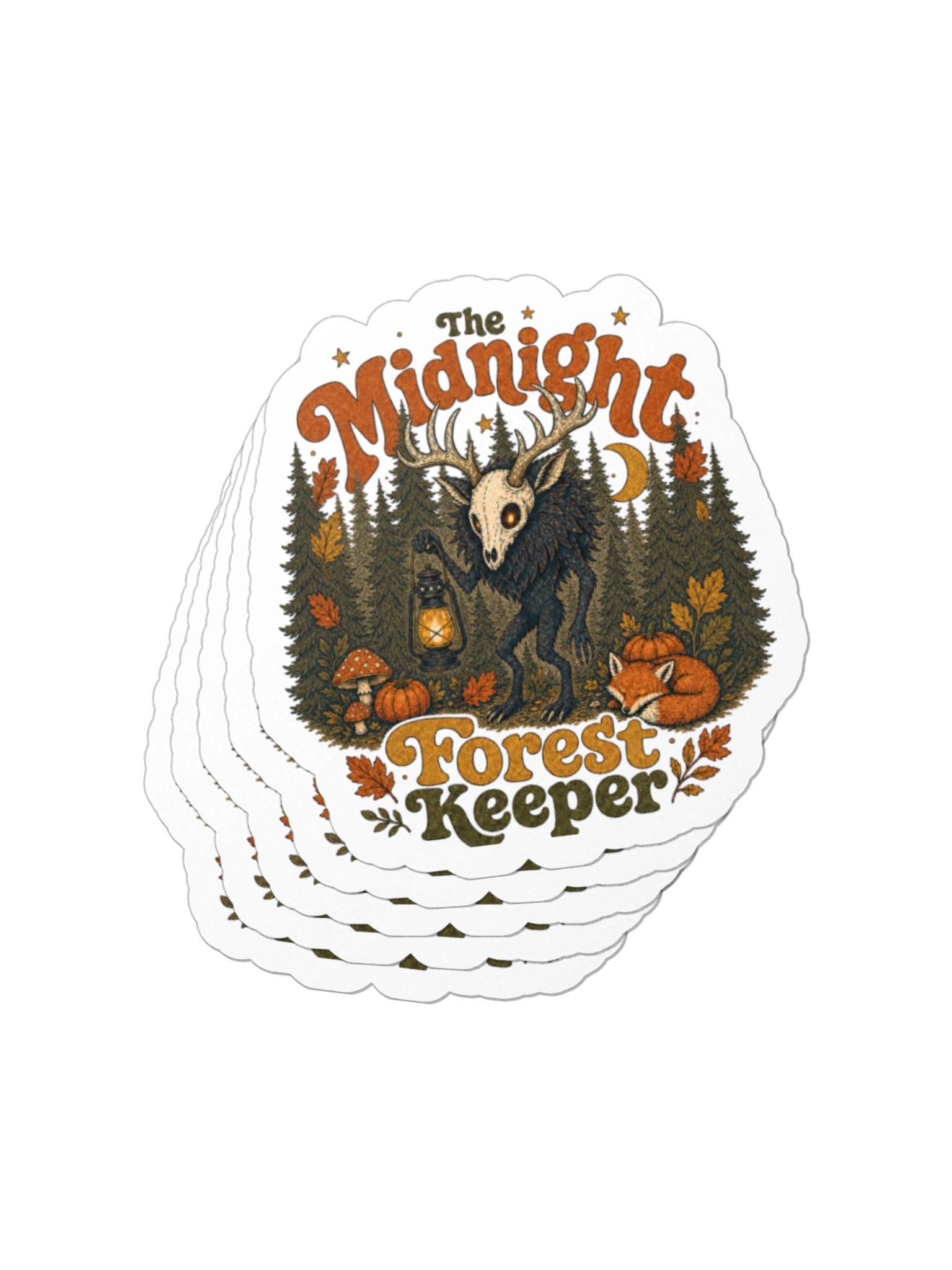 The Midnight Forest Keeper Die-Cut Sticker product image (9)
