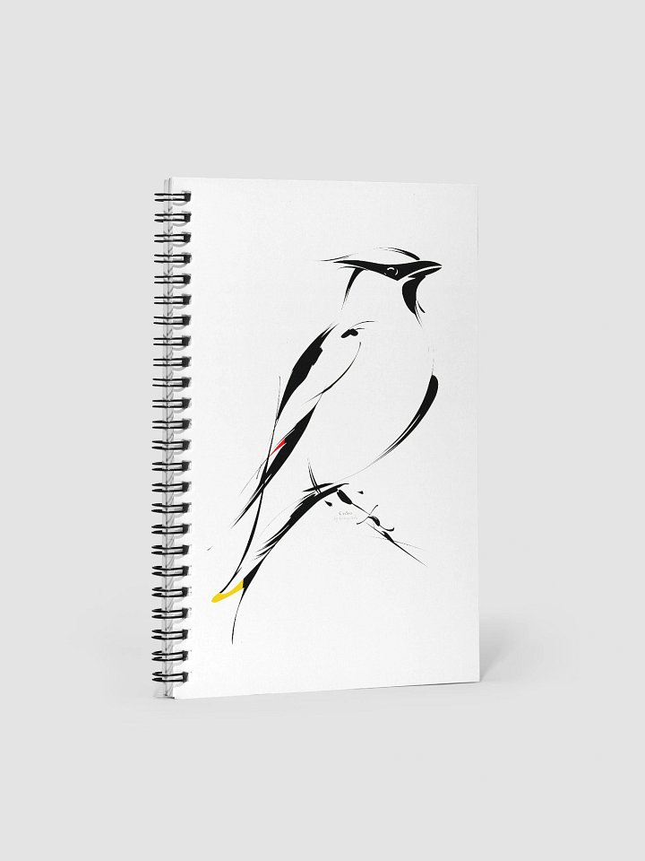 Cedro The Cedar Waxwing (Stroke Art) - A Honeysada Notebook product image (1)