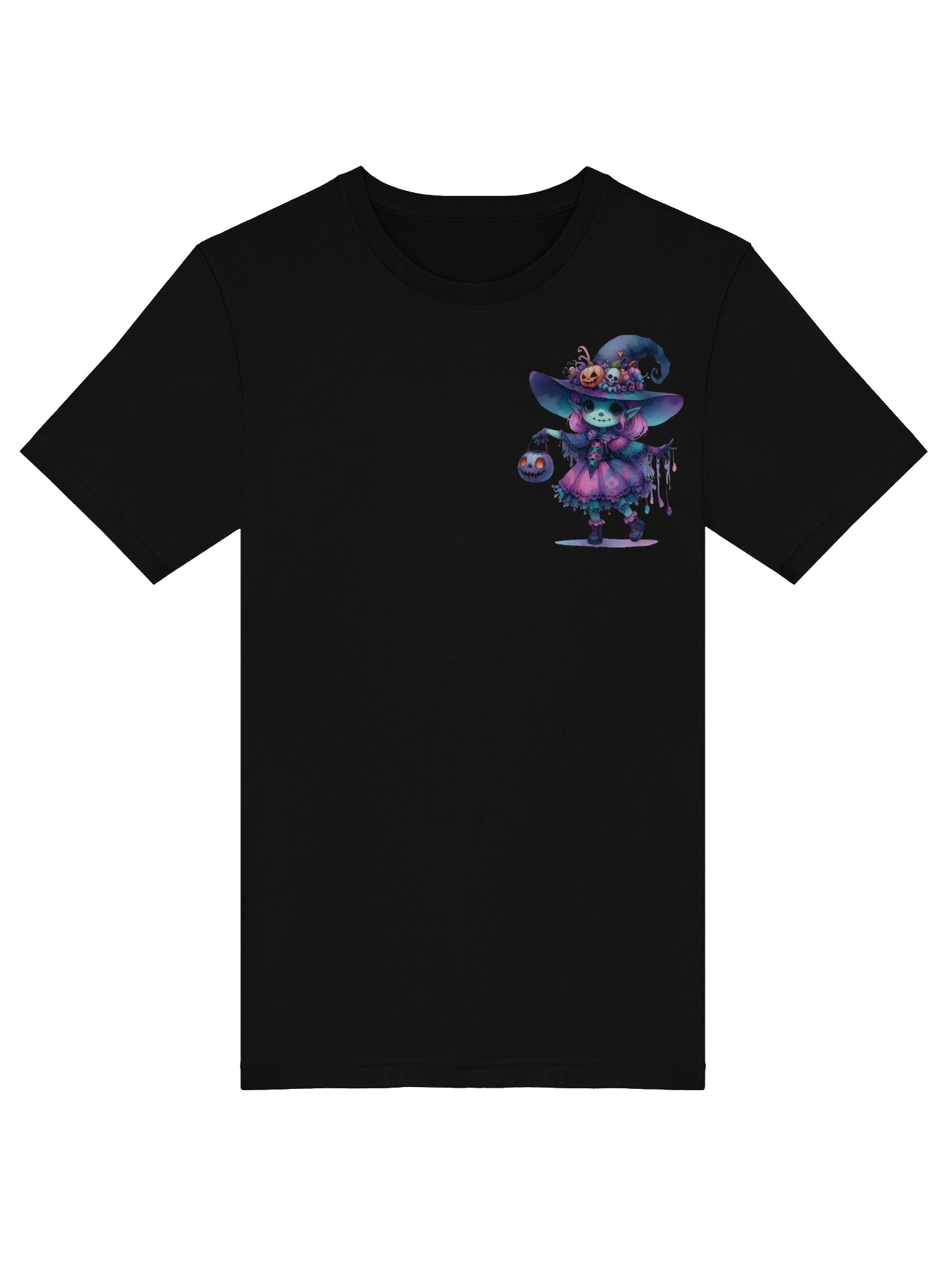 Watercolour Halloween Fairy T-Shirt product image (5)