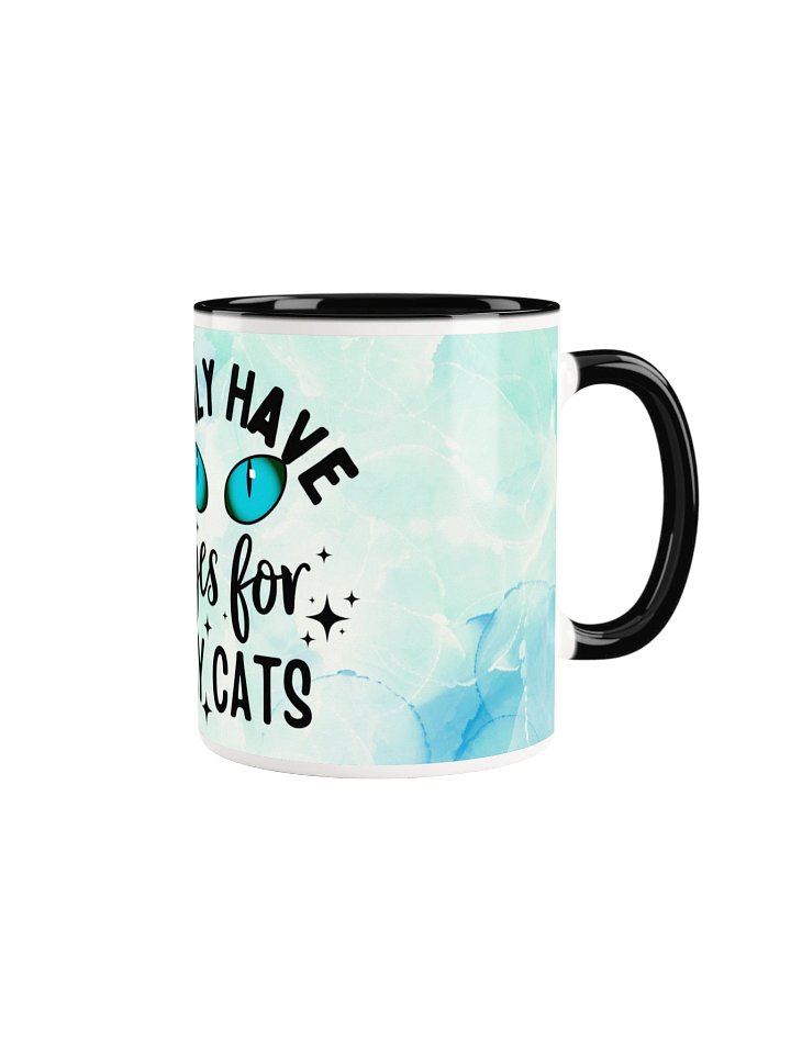 I Only Have Eyes for My Cats Watercolor Mug product image (1)