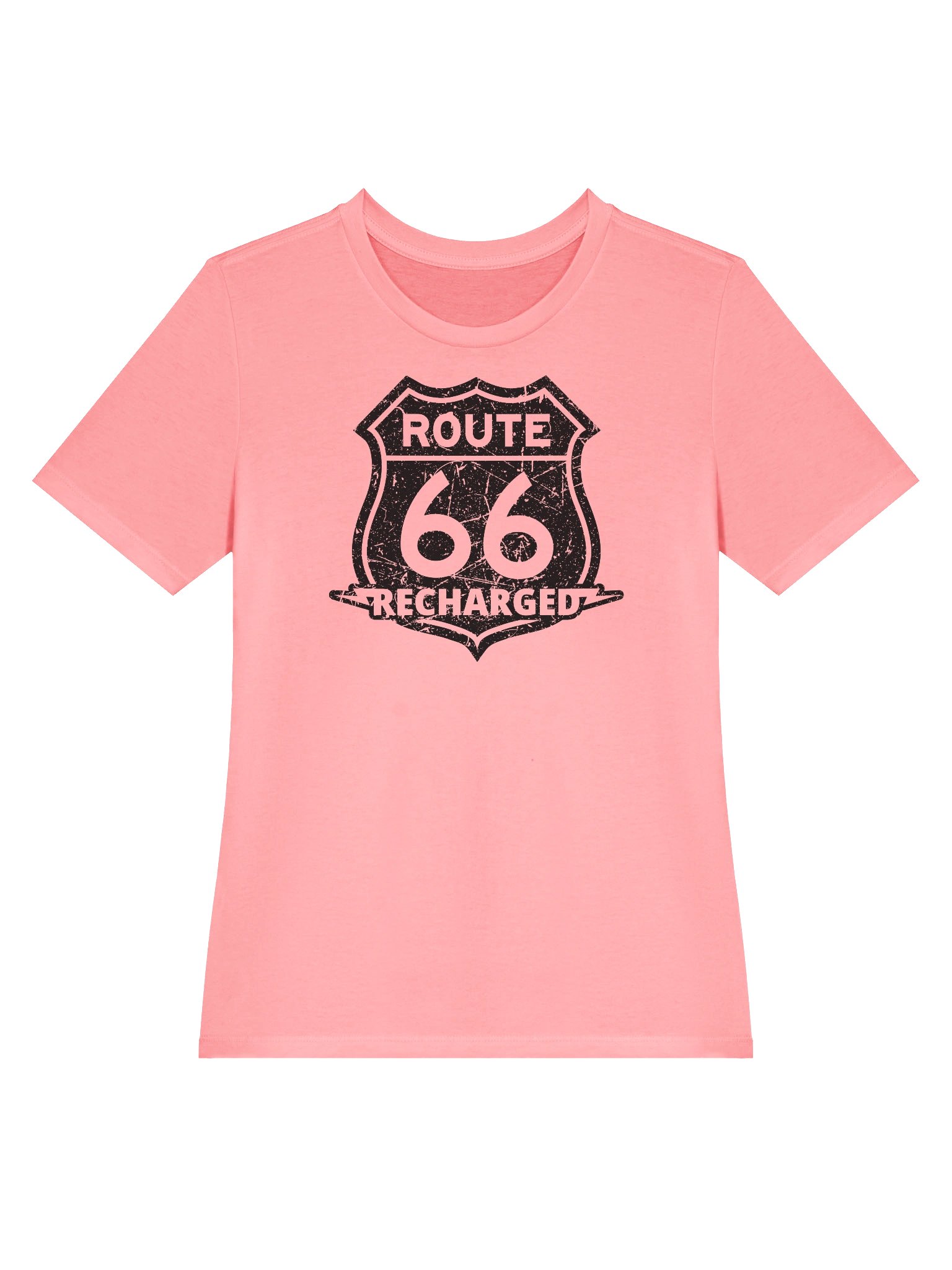 Route 66 Recharged - Black Faded Shield (Womens) product image (20)