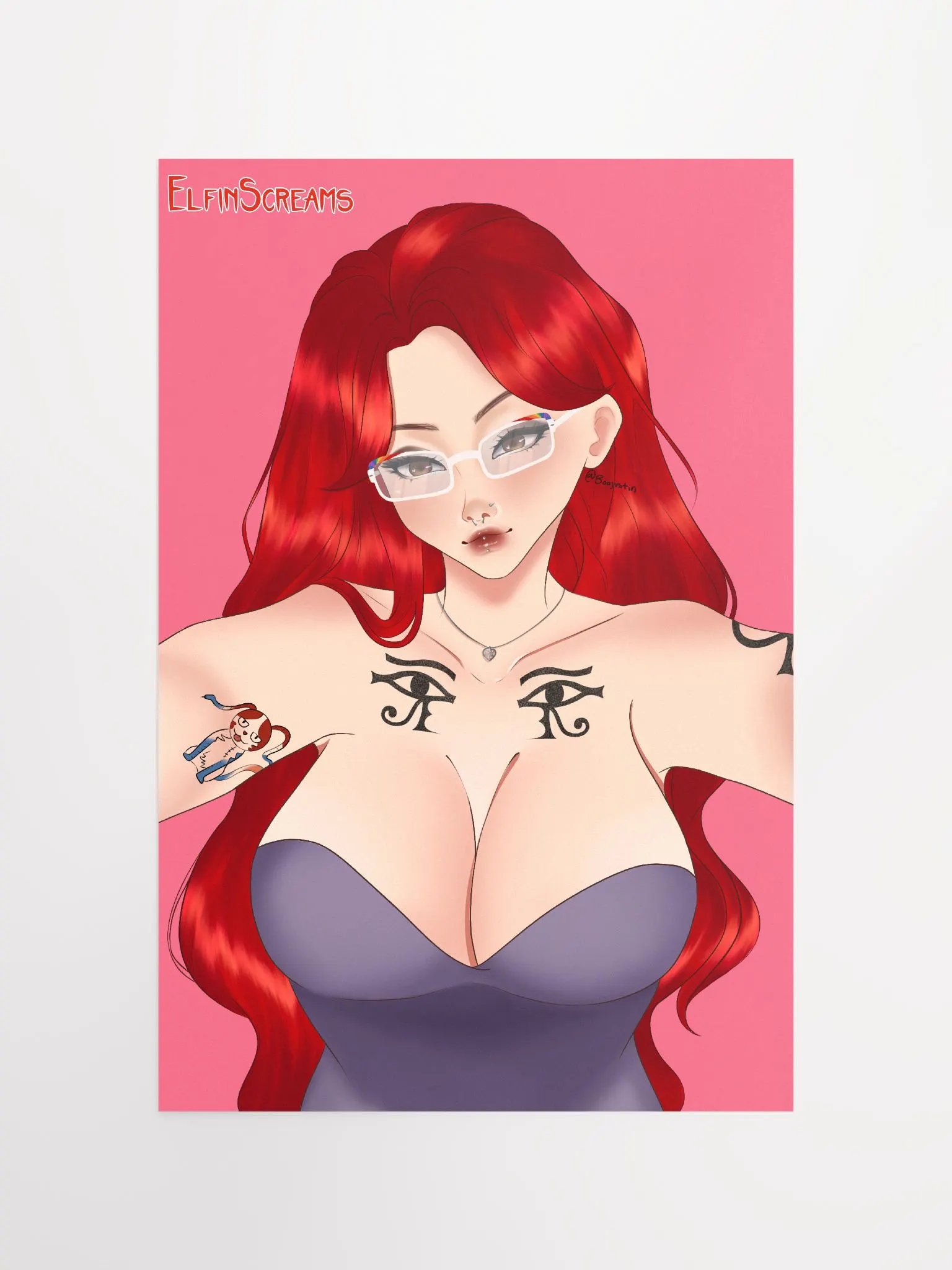 Elfin Hug Art by BooJustin on Twitch! product image (11)