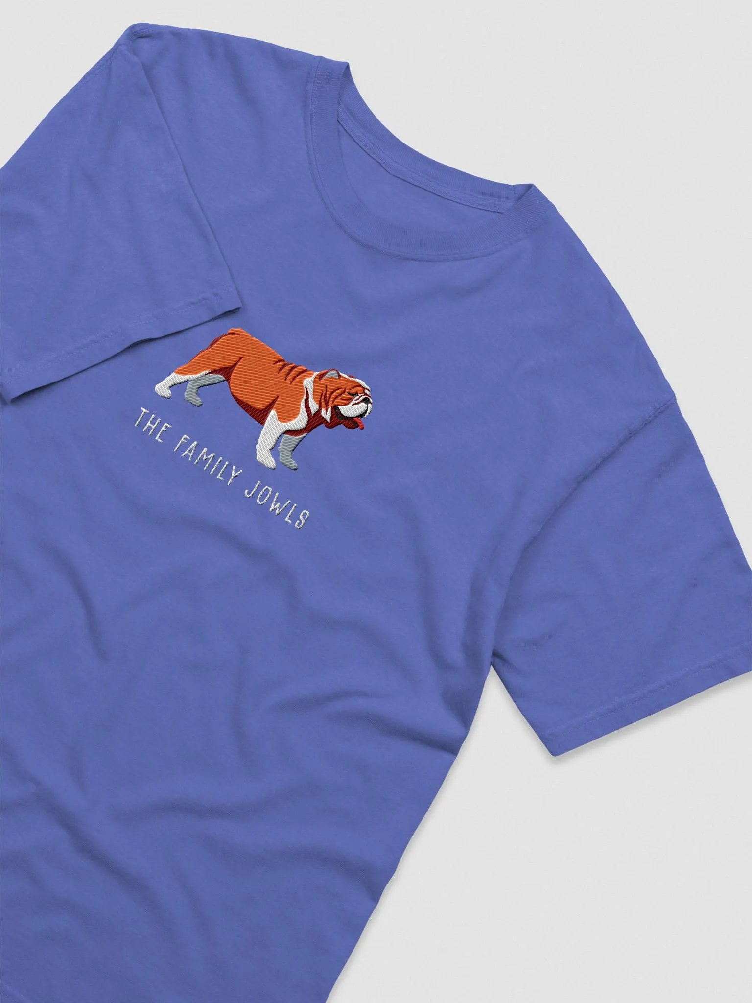 The Family Jowls T-Shirt(Embroidered) of an English Bulldog product image (6)