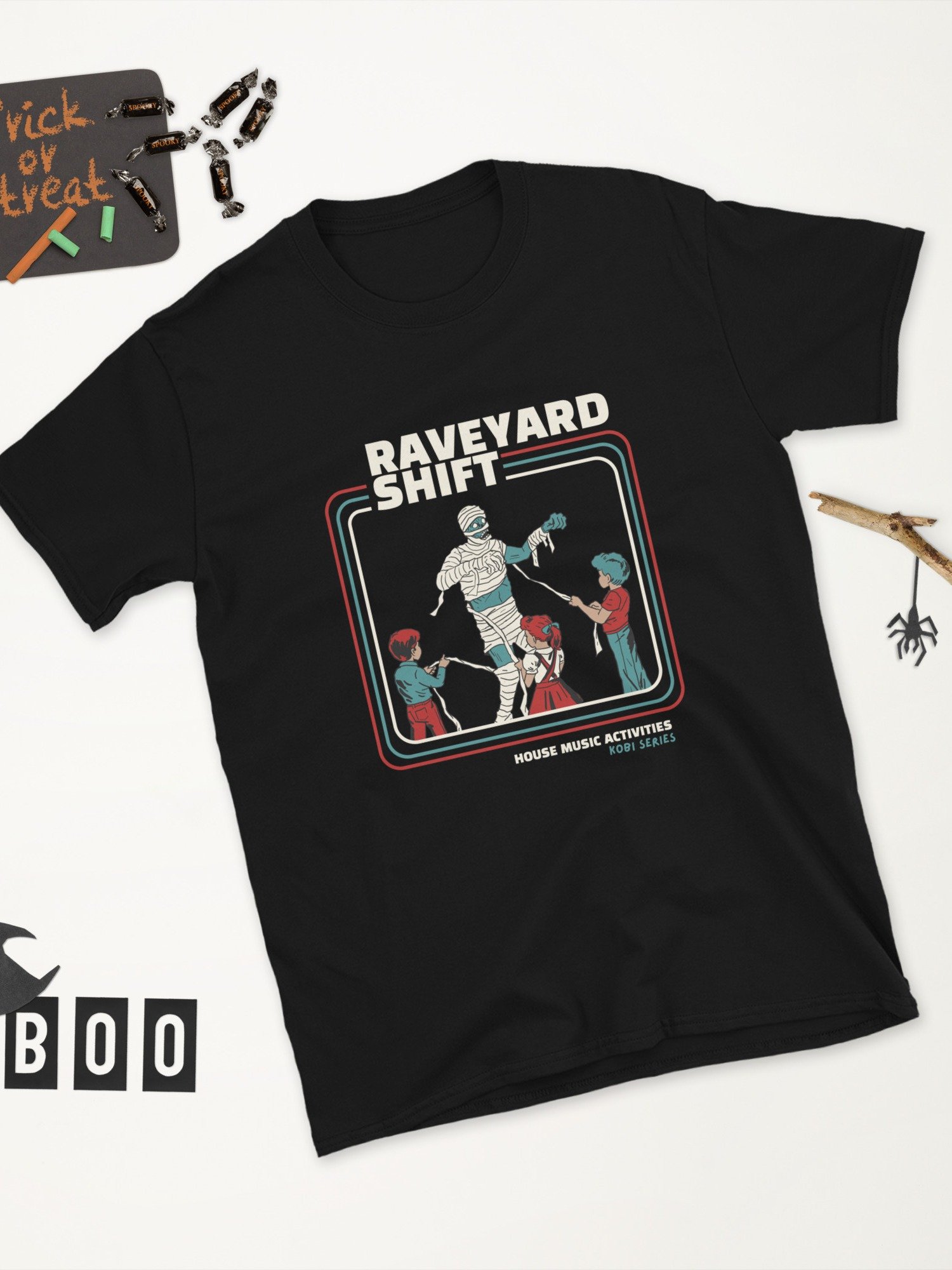 Raveyard Shift Halloween Unisex T-Shirt product image (2)